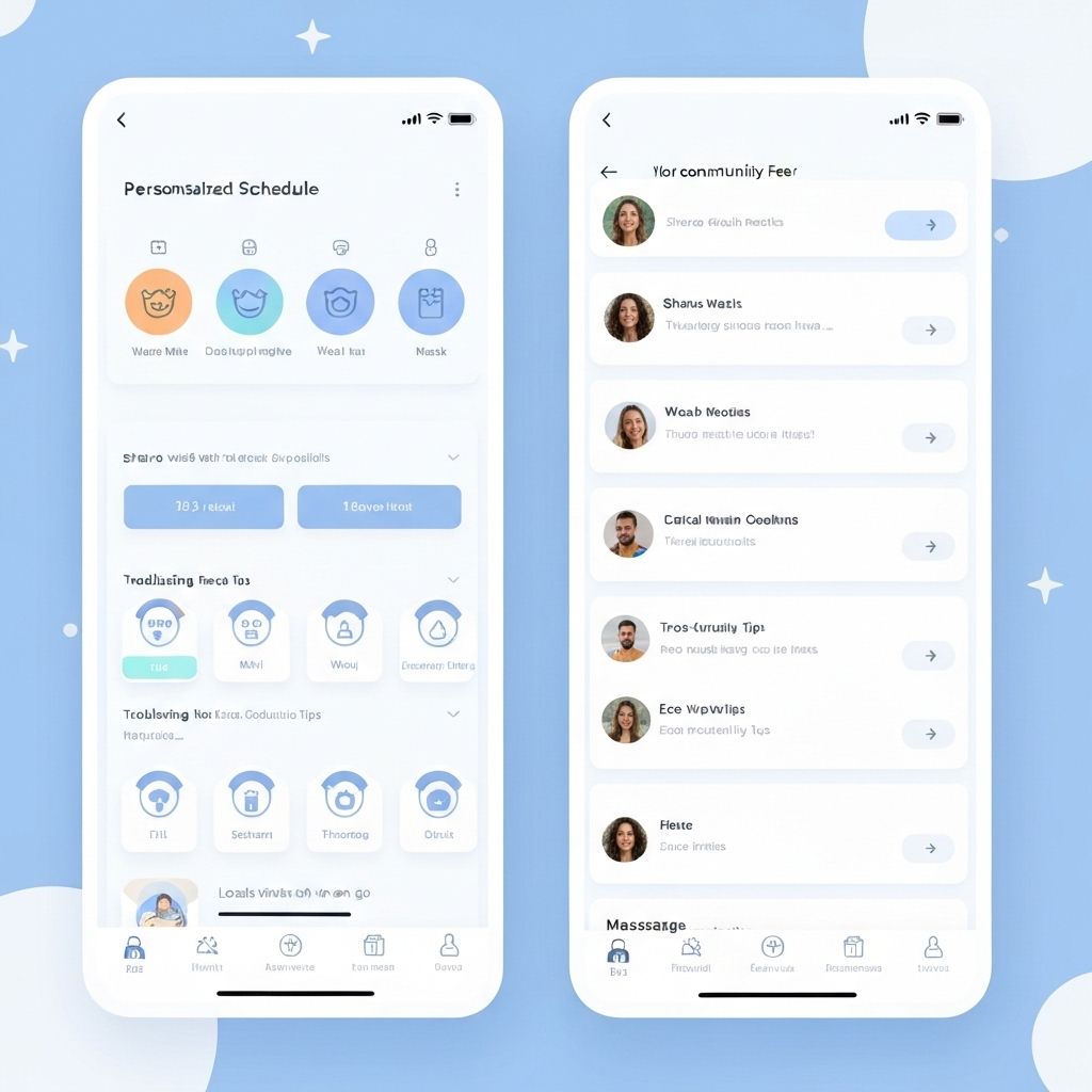 Driply mobile app interface showing nearby washing machines, booking system, and community ratings for laundry sharing platform